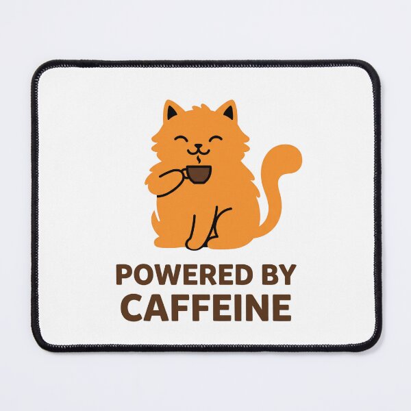 Item preview, Powered by Caffeine Orange Cat designed and sold by pattman.