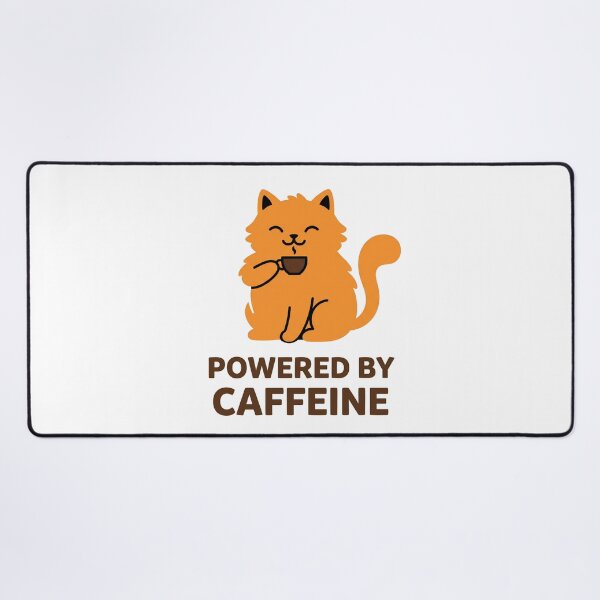 Item preview, Powered by Caffeine Orange Cat designed and sold by pattman.