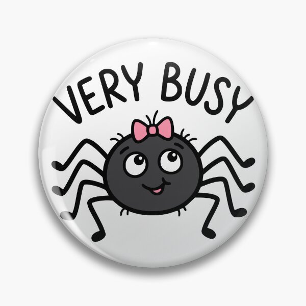 Item preview, Very Busy Cute Spider With Pink Bow designed and sold by Imaginationbeyond.