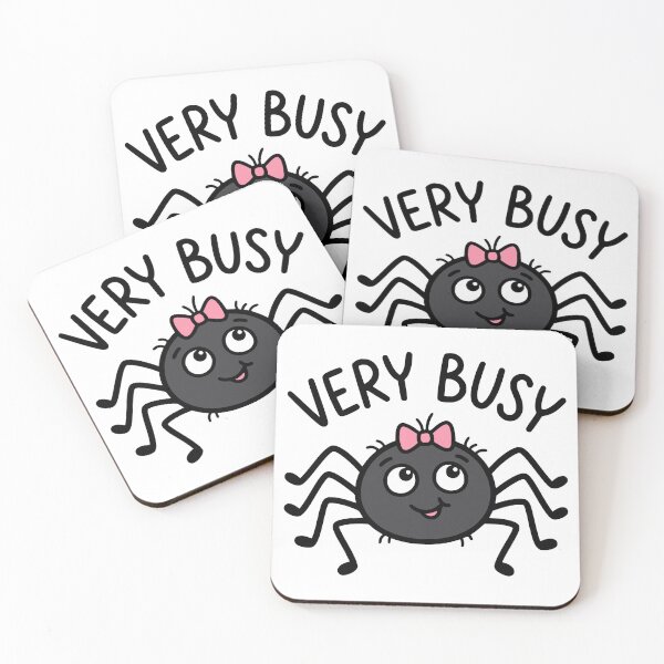 Item preview, Very Busy Cute Spider With Pink Bow designed and sold by Imaginationbeyond.