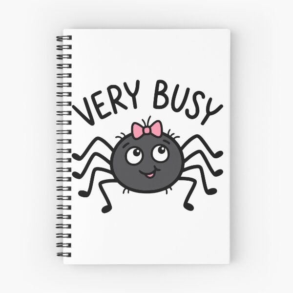 Item preview, Very Busy Cute Spider With Pink Bow designed and sold by Imaginationbeyond.
