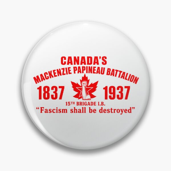 Item preview, Canadas Mackenzie Papineau Battalion Antifascist Commemorative Artwork Print designed and sold by PinUpPizzazz.
