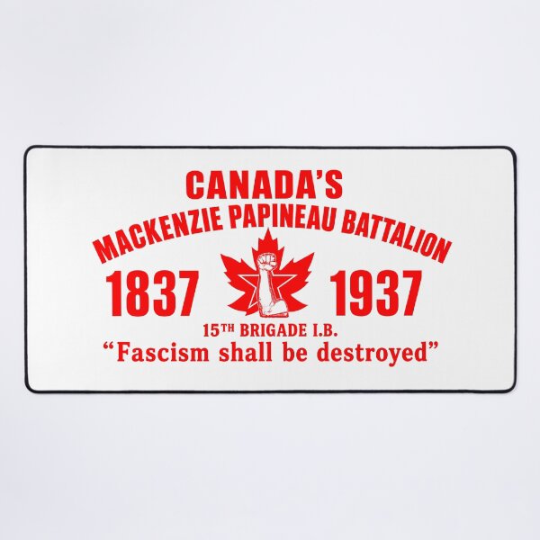 Item preview, Canadas Mackenzie Papineau Battalion Antifascist Commemorative Artwork Print designed and sold by PinUpPizzazz.
