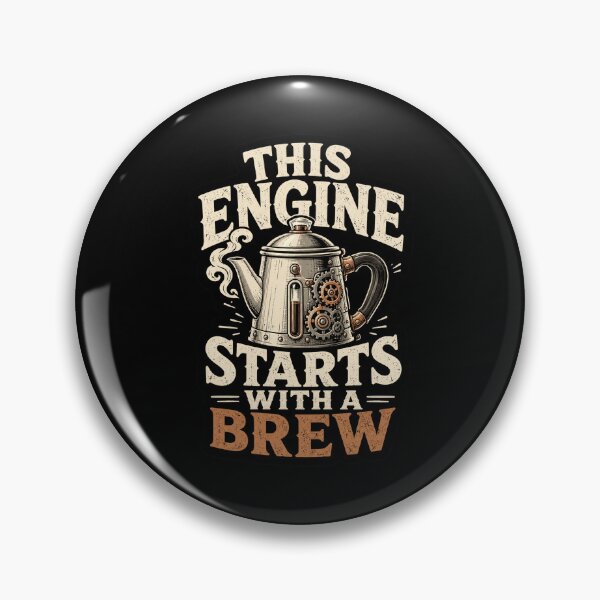 Item preview, This Engine Starts With A Brew Coffee Mechanic Humor designed and sold by ColeLaniTrading.