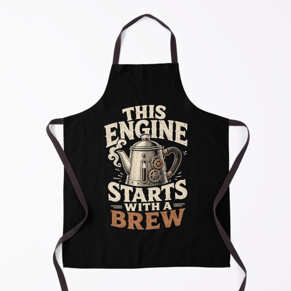 Item preview, This Engine Starts With A Brew Coffee Mechanic Humor designed and sold by ColeLaniTrading.