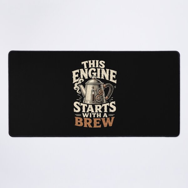 Item preview, This Engine Starts With A Brew Coffee Mechanic Humor designed and sold by ColeLaniTrading.