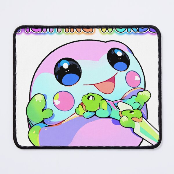 Item preview, Kawaii Frog with Sword Fighting Words designed and sold by CrippiCrippi.
