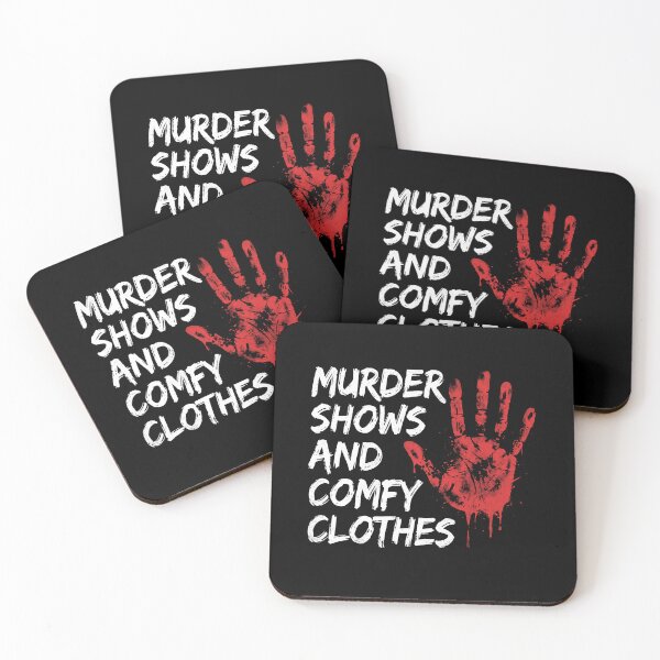 Item preview, Murder Shows and Comfy Clothes True Crime Graphic Tee designed and sold by AdyKurniawan.