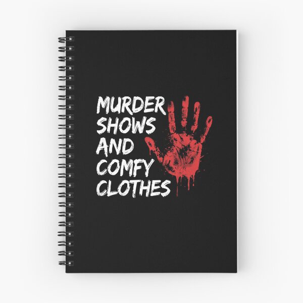 Item preview, Murder Shows and Comfy Clothes True Crime Graphic Tee designed and sold by AdyKurniawan.