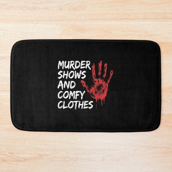 Item preview, Murder Shows and Comfy Clothes True Crime Graphic Tee designed and sold by AdyKurniawan.
