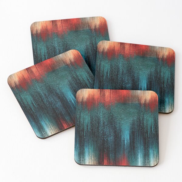 Item preview, Glitchy Neon Cascade Abstract designed and sold by Piotrek0001.