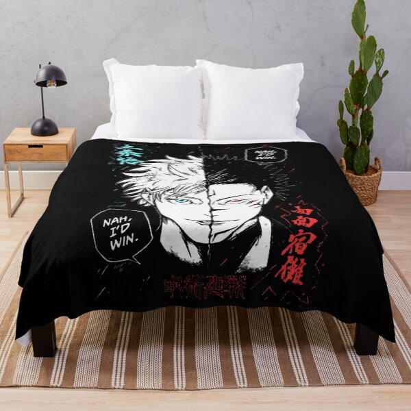 Item preview, Satoru Gojo Sukuna Nah Id Win Manga Split Art designed and sold by dereklong0.