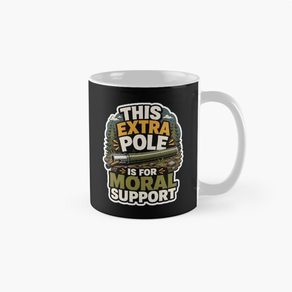 Item preview, This Extra Pole Is For Moral Support Hiking Humor designed and sold by ColeLaniTrading.