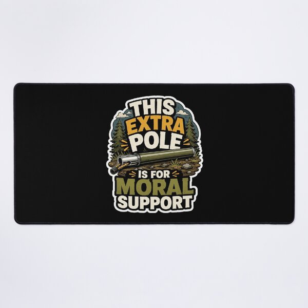 Item preview, This Extra Pole Is For Moral Support Hiking Humor designed and sold by ColeLaniTrading.
