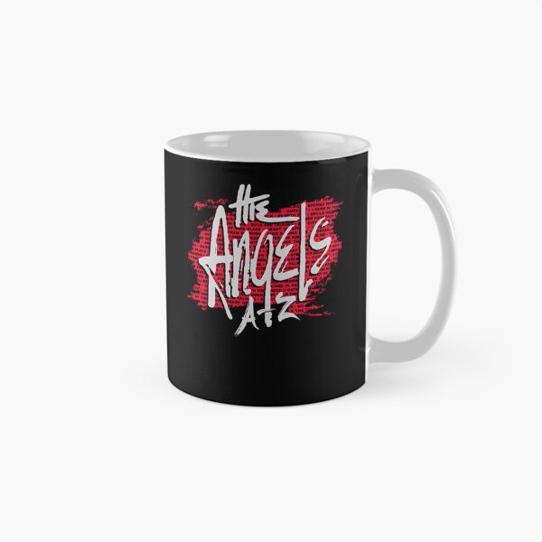 Item preview, The Angels A To Z Song List Red Background Poster designed and sold by BrookCrooks.