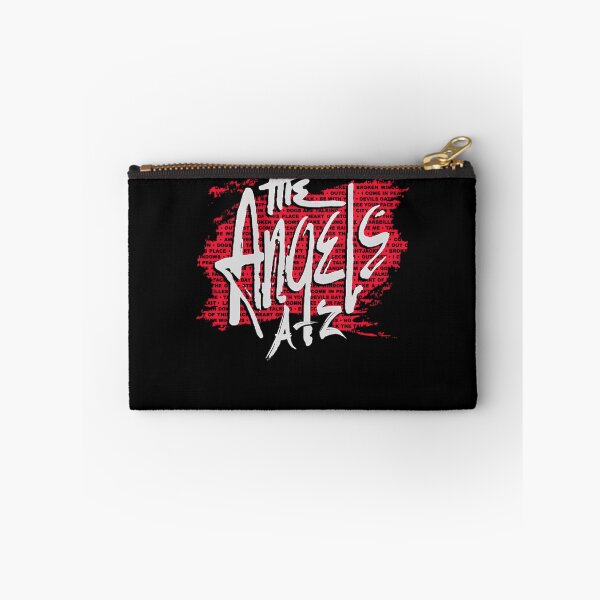 Item preview, The Angels A To Z Song List Red Background Poster designed and sold by BrookCrooks.