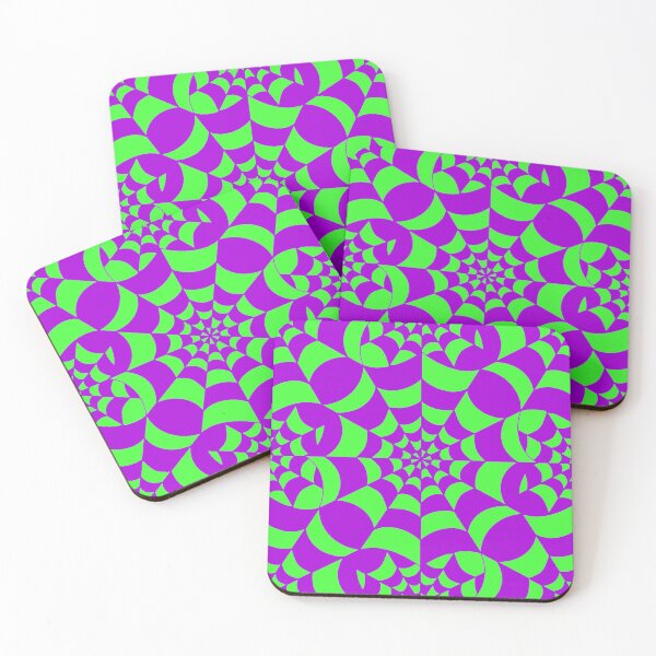 Item preview, Mesmerising Web - Purple and Green Spider Web Halloween Pattern  designed and sold by BlackthornDsign.