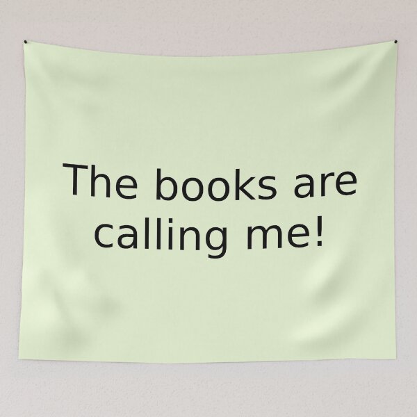 Item preview, The books are calling me! designed and sold by English Learning.