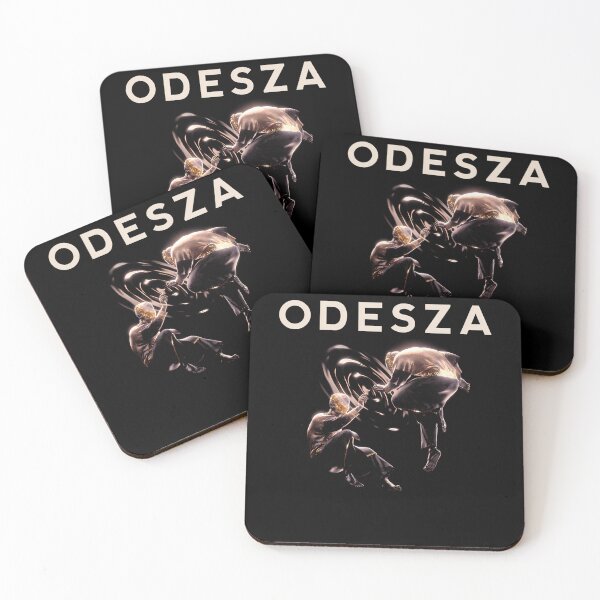 Item preview, Odesza Gold Masked Figures Poster designed and sold by BrookCrooks.