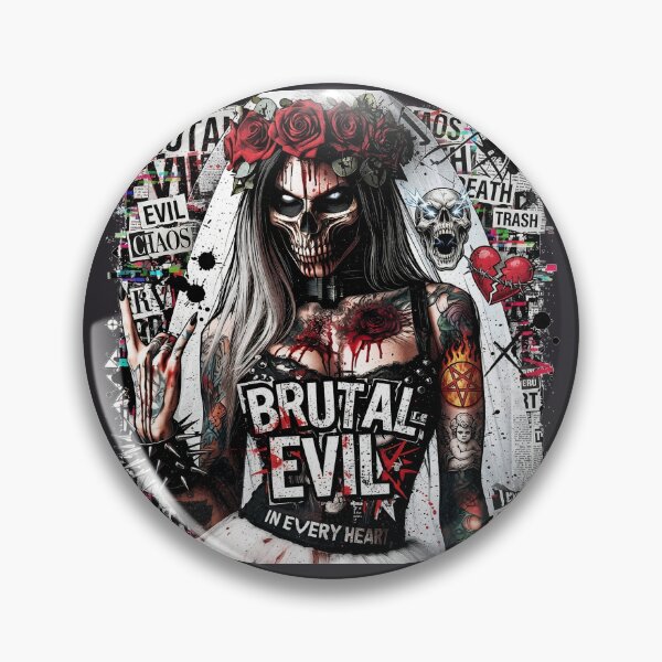 Item preview, Brutal Bride Newspaper Broken Heart designed and sold by Voodoo Store Paranormal Collections.