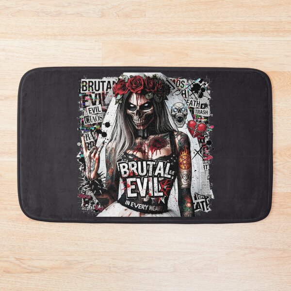 Item preview, Brutal Bride Newspaper Broken Heart designed and sold by Voodoo Store Paranormal Collections.