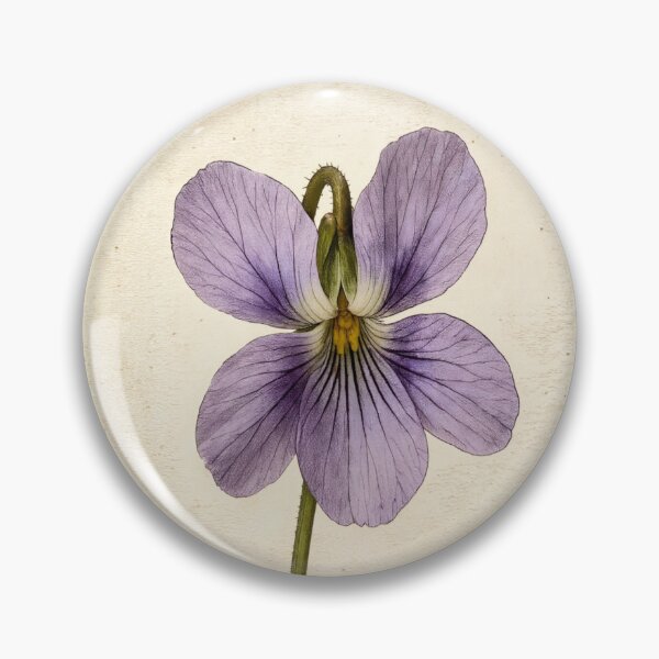 Item preview, Vintage Wild Violet Botanical Illustration - Viola Odorata Flower Art designed and sold by Darlin8888.