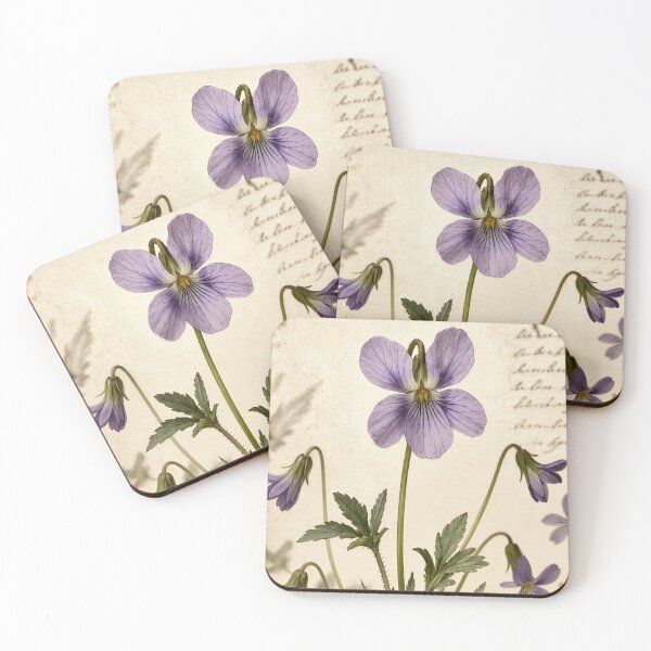 Item preview, Vintage Wild Violet Botanical Illustration - Viola Odorata Flower Art designed and sold by Darlin8888.