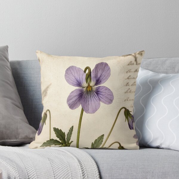 Item preview, Vintage Wild Violet Botanical Illustration - Viola Odorata Flower Art designed and sold by Darlin8888.