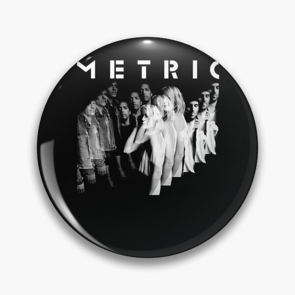 Item preview, Metric Band Black White Exposure Motion Poster designed and sold by BrookCrooks.
