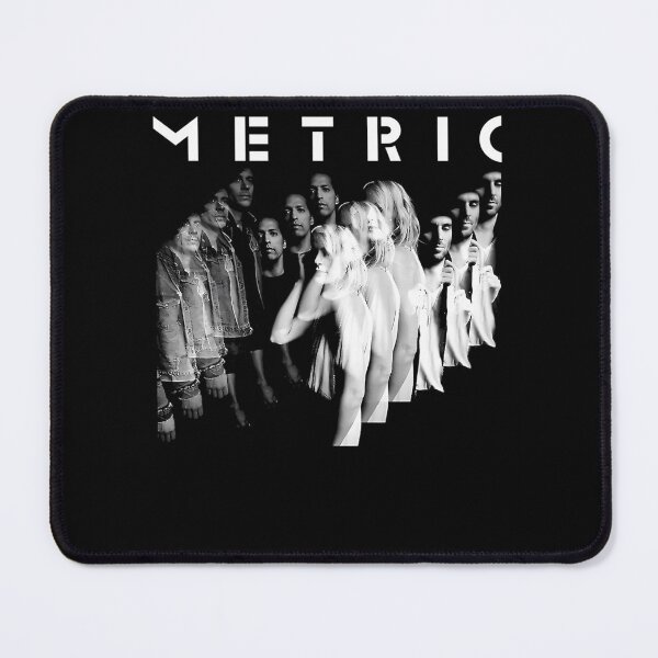 Item preview, Metric Band Black White Exposure Motion Poster designed and sold by BrookCrooks.
