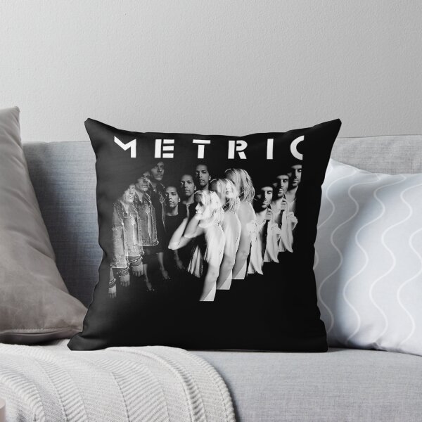 Item preview, Metric Band Black White Exposure Motion Poster designed and sold by BrookCrooks.