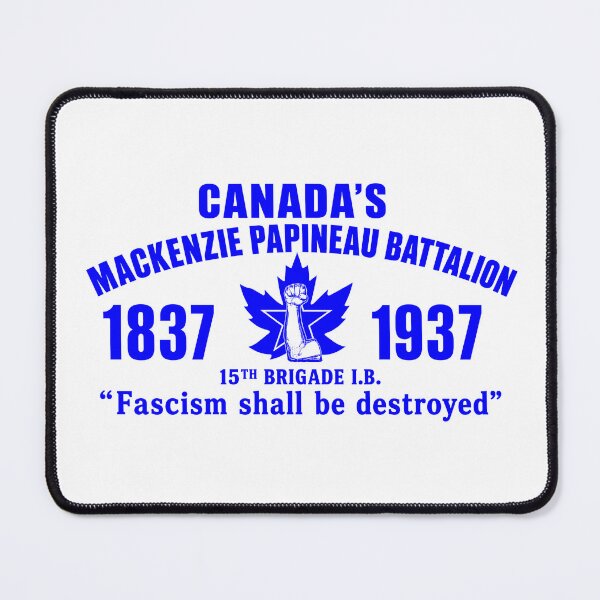 Item preview, Canadas Mackenzie Papineau Battalion Antifascist Commemorative Artwork Print designed and sold by PinUpPizzazz.