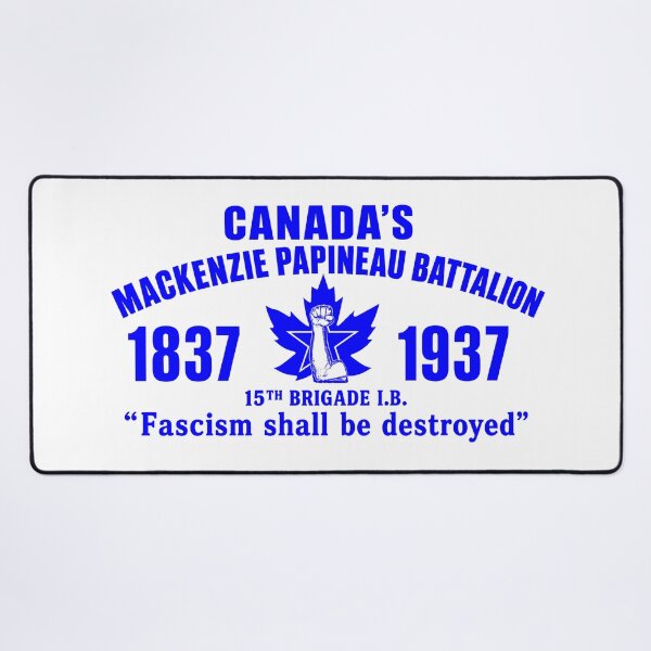 Item preview, Canadas Mackenzie Papineau Battalion Antifascist Commemorative Artwork Print designed and sold by PinUpPizzazz.