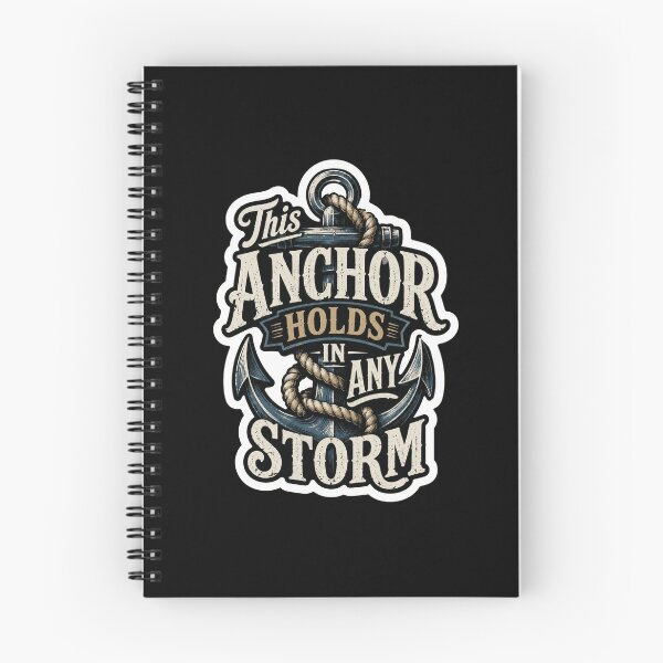 Item preview, This Anchor Holds In Any Storm Nautical Sailor Strength designed and sold by ColeLaniTrading.