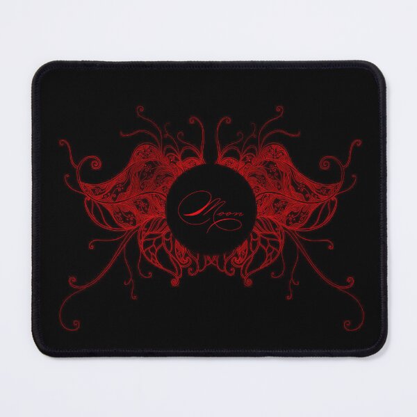 Item preview, Red Ornamental Floral Line Art designed and sold by tammist.