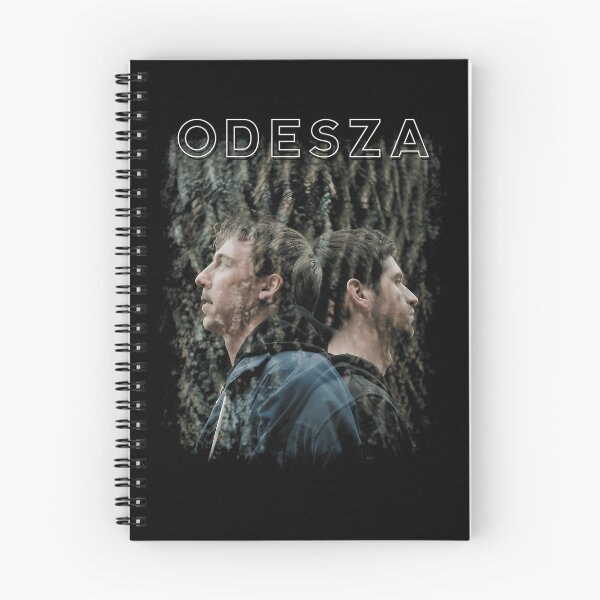 Item preview, Odesza Duo Profile Silhouette Nature Overlay Poster designed and sold by BrookCrooks.