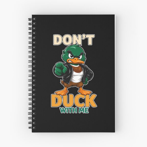 Item preview, Don't Duck With Me Funny Angry Mallard Duck designed and sold by Karma Design.