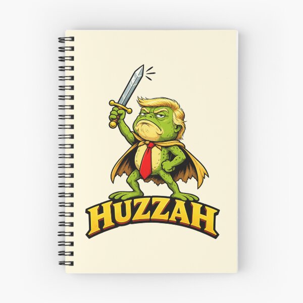 Item preview, HUZZAH! Funny Frog Knight With Sword – Vintage Cartoon designed and sold by Williams Anderson.