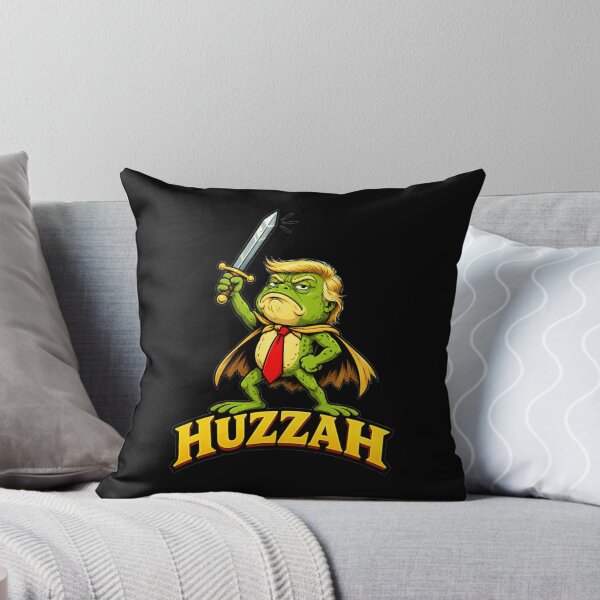 Item preview, HUZZAH! Funny Frog Knight With Sword – Vintage Cartoon designed and sold by Williams Anderson.
