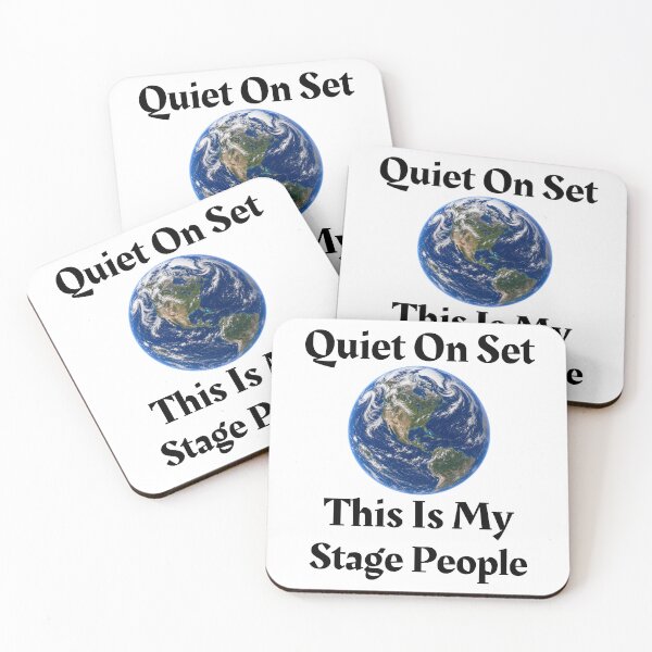 Item preview, #8 Silencio en el set, este es mi escenario, gente designed and sold by Backlash Expressions.