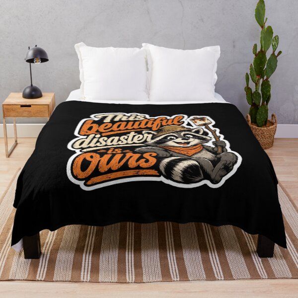 Item preview, This Beautiful Disaster Is Ours Raccoon Camping Humor designed and sold by ColeLaniTrading.