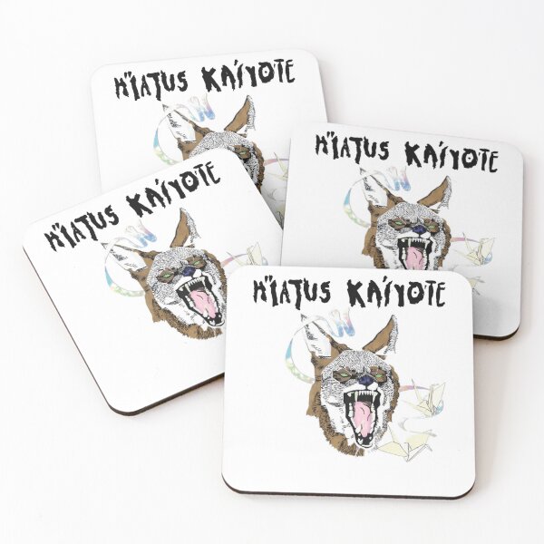 Item preview, Hiatus Kaiyote Snarling Wolf Origami Cranes Poster designed and sold by BrookCrooks.