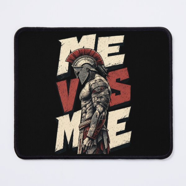 Item preview, Me Vs Me Spartan Warrior Fitness Motivation designed and sold by Vermanartist.