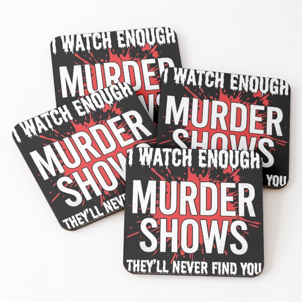 Item preview, Funny True Crime Murder Shows Spooky Thriller Graphic designed and sold by AdyKurniawan.
