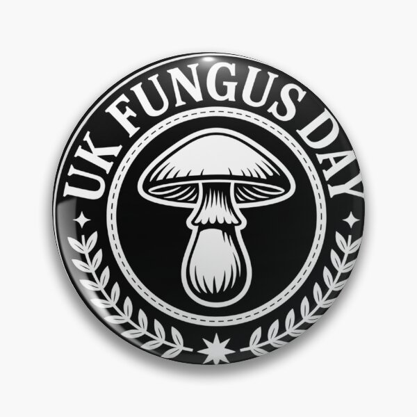 Item preview, Insignia vintage del Día de los Hongos del Reino Unido designed and sold by BrettCallahan.