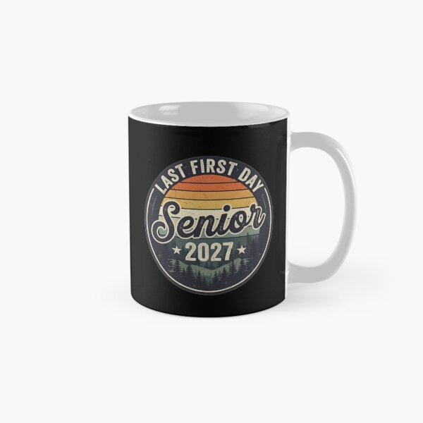 Item preview, Last First Day Senior 2027 Vintage Retro Sunset Graduation  designed and sold by Zizo-DR44.