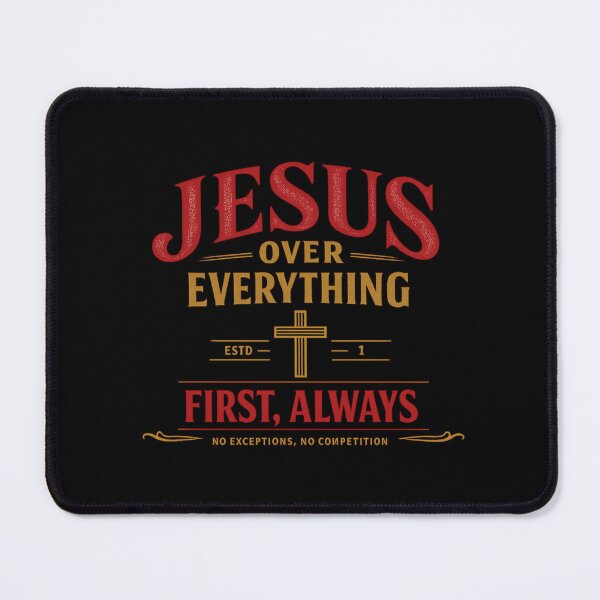 Item preview, Jesus Over Everything, Faith Christmas Statement Gift designed and sold by PhylonBoxx.