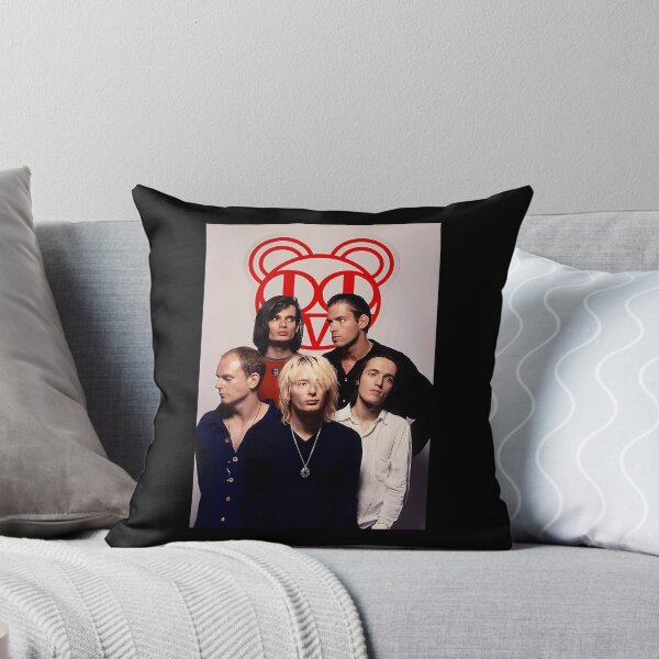 Item preview, Radiohead Members Portrait With Red Bear designed and sold by ElenorBashirian.