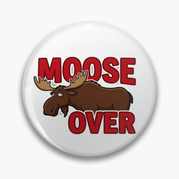 Item preview, Moose Over — Funny Canadian Moose T-Shirt | Wildlife Pun Graphic Tee designed and sold by Canadian Spirit.