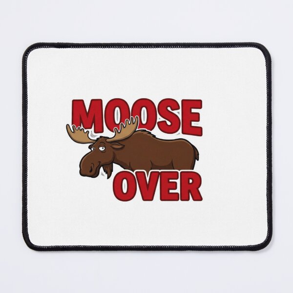 Item preview, Moose Over — Funny Canadian Moose T-Shirt | Wildlife Pun Graphic Tee designed and sold by Canadian Spirit.